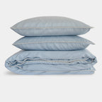 Cotton sateen Bedding set- Blue fog
