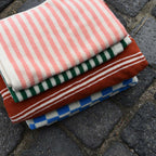 Stripe Hand towel - Aqua blue