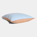 Cotton sateen Pillowcase - Pale blue