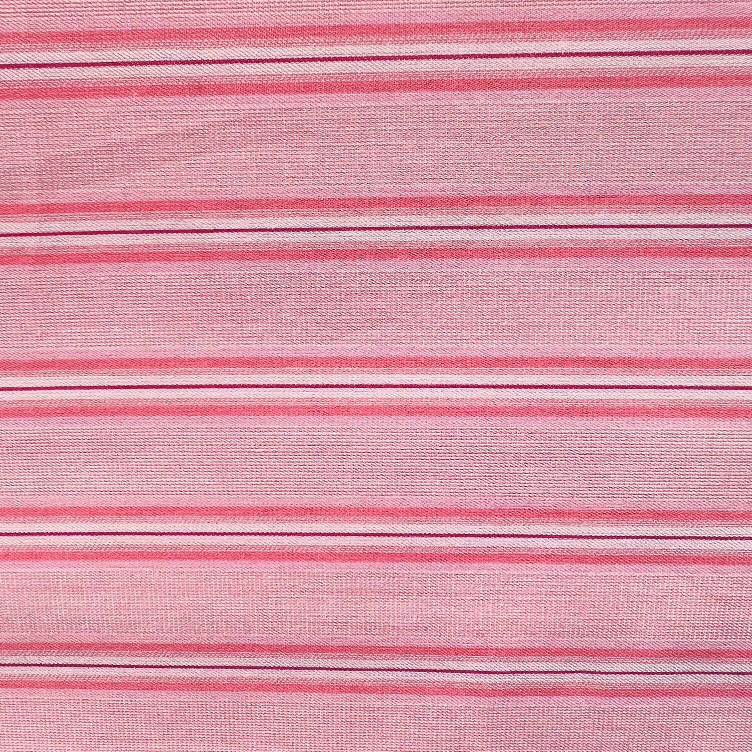 Cotton percale Bedding set- Pink shirt stripe
