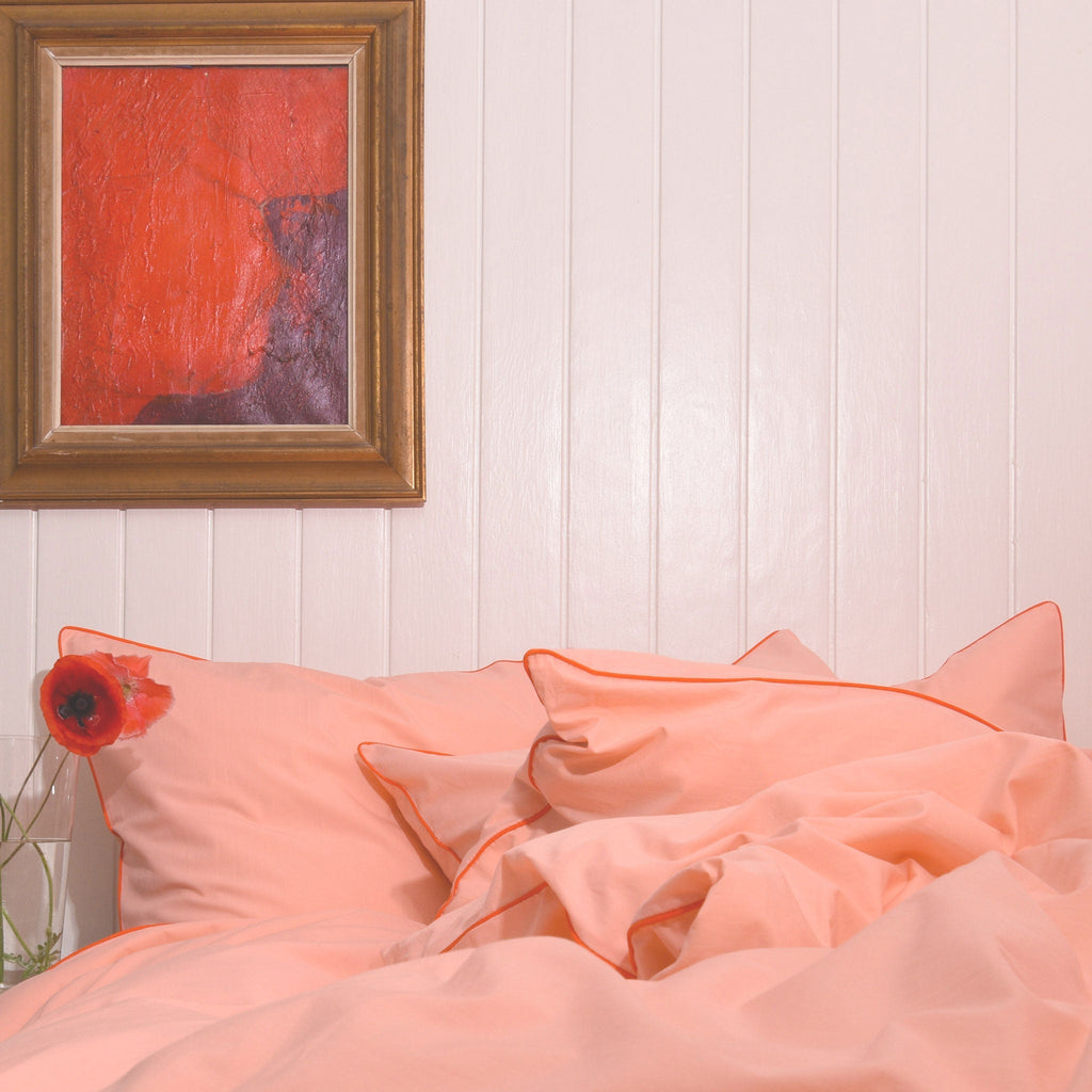 Cotton percale undersheet - Pink