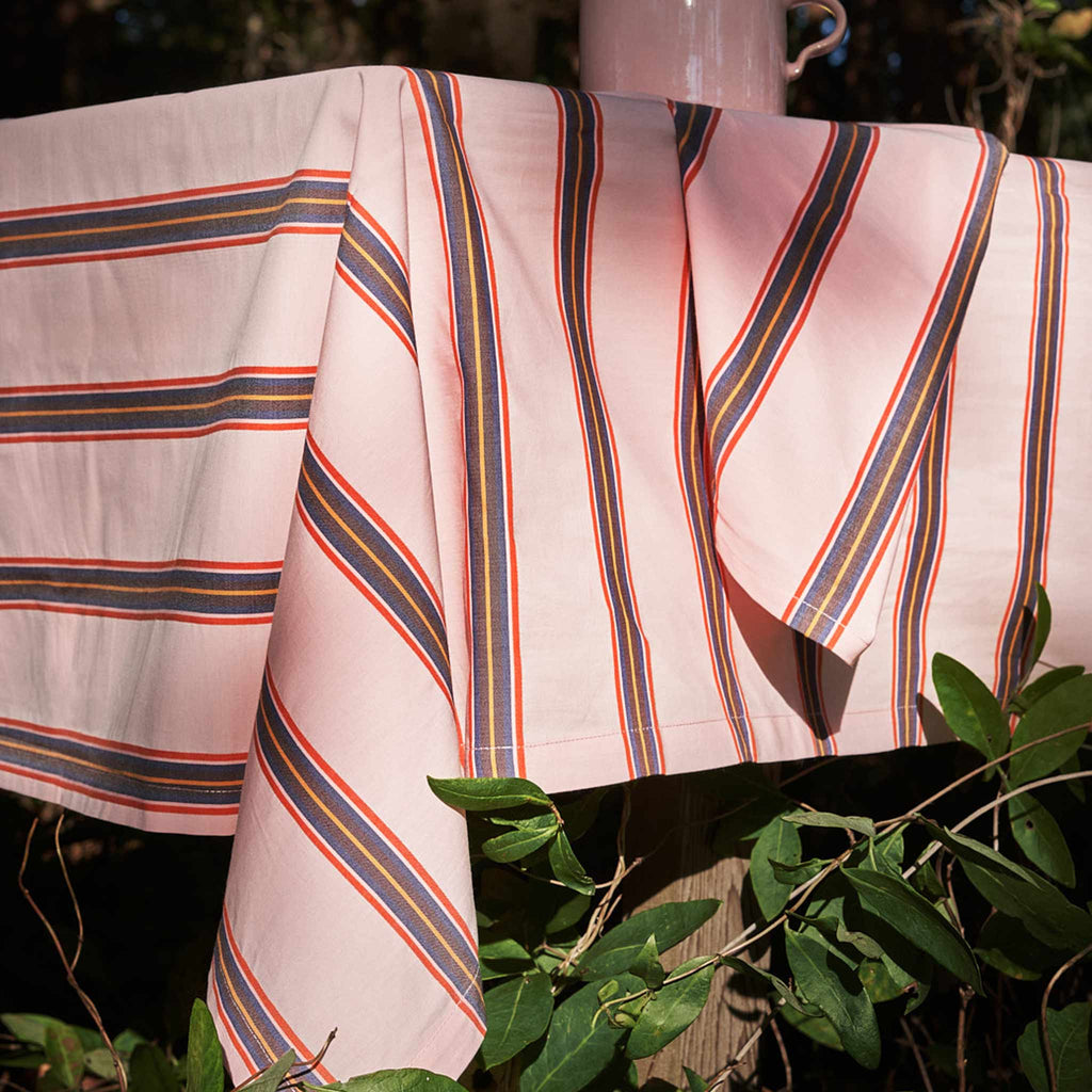 Tablecloth - Pink stripe